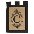 thumbnail image 3 of Evergreen Garden Sub Burlap Monogram P Flag, 3 of 4