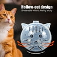 thumbnail image 4 of mdesiwst Cat Bubble Muzzle Transparent Breathable Kitten Hood Bite Prevention Pet Helmet for Cats Grooming Bathing Nail Trimming Safely, 4 of 7