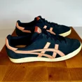 thumbnail image 1 of Asics Onitsuka Tiger Blue Suede Pink-Vickka Women's Size 8.5 Shoes D3Q1L, 1 of 6