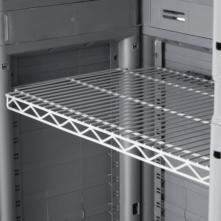 Gracious Living MaxIt Base Cabinet with 3 Adjustable Shelves for