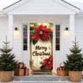thumbnail image 6 of Ouuluon Festive Christmas Door Cover, 35X71 inch Front Door Cover for Door Wall Holiday Party Decoration, 6 of 7