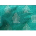 thumbnail image 4 of oneOone Cotton Silk Fabric Leaves & Tree Block Print Fabric BTY 42 Inch Wide, 4 of 4