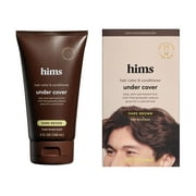 Hims Under Cover Hair Color & Conditioner for Men Semi Permanent Blends Grays, Dark Brown, 5 fl oz