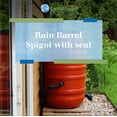 thumbnail image 7 of EarthMinded Rain Barrel Spigot - Fits Standard Garden Hose - Installs From Outside of Drum or Barrel - Turn Any Barrel or Trashcan Into a Rain Barrel, 7 of 7