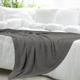 thumbnail image 2 of Unique Bargains Cotton Blanket Decorative Cable Knitted Throw Soft Knit Blankets, 2 of 10