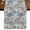 Blue, variant on White Pink Flower Burlap Cotton Table Runner 13x36 Inches Short, Shabby Chic Spring Vintage Leaf Green Farmhouse Table Runners, Outdoor Dining Tablecloths Decor for Baby Shower/Party/Wedding