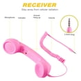 thumbnail image 4 of EeaseMX UKCOCO - Teléfono móvil retro de 3,5 mm con receptor para smartphone (rosa), 4 of 7