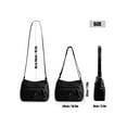 thumbnail image 4 of Gustave Women Crossbody Bags Soft PU Leather Purse and Handbags Trendy Lightweight Multi-Pocket Satchel Cross Body Shoulder Bag for Everyday Work Travel, Black, 4 of 8