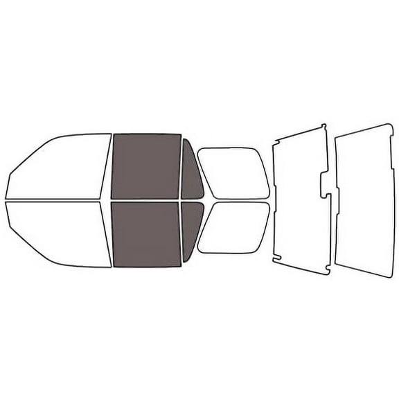 Avery Dennison NR Nano Ceramic IR Window Tint Kit Compatible with Honda Cr-V 1997-2001 - Back Precut