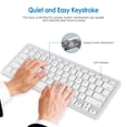thumbnail image 4 of Teclado inalámbrico para iPad Air 5 4, Bluetooth, portugués/coreano/ruso para iPad 11 para iOS/Windows/Android Phone Tablet Laptop, 4 of 5