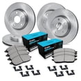 thumbnail image 2 of R1 Concepts Front and Rear Brakes and Rotors| Hardware Included| Front and Rear Ceramic Brake Pads and Rotors Kit| Fits 2011-2014 Lexus CT200h; 2010-2015 Toyota Prius, 2 of 4