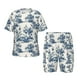 thumbnail image 1 of Balery Vintage Floral 1 Conjunto de Pijama Infantil de Manga Corta con Estampado – Ropa de Dormir de Algodón Suave-Medium, 1 of 6