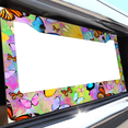 thumbnail image 6 of 1 Pcs Colorful Butterflies License Plate Frame, License Plate Cover for Car Decorative Parts, Aluminum License Plate Bracket Holder Rust-Proof for US Standard Car, 6 of 9