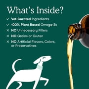 Fera Pets Algae Oil for Dogs & Cats with Vitamin E - Vegan Omega-3s - Immune, Heart, Brain & Skin Support - 8 oz