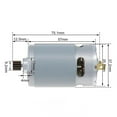thumbnail image 5 of RS550 DC Motor 21V 29800RPM Electric Saw Motor With 14 Teeth 8.2MM Gear FP, 5 of 5