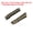 Bronze, variant on Uxcell Zipper Repair Kit, Metal Zipper Latch Slider Retainer Insert Pin Top Bottom Stoppers, Fit for Sewing Black #3