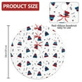 thumbnail image 2 of 36 Inch Christmas Tree Skirt – Velvet Plush Tree Mat, Soft Thickened Polyester with Red Ties, Single-Sided Printing, Available in 30in/36in/48in, Perfect for Holiday Xmas Tree Decoration, 2 of 7