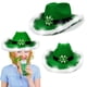 thumbnail image 4 of Fiudx Sombrero de San Patricio, Diseño de Terciopelo Verde con Luz, Accesorio Multiusos para Disfraz, Ideal para Fiestas, Adorno para El Árbol de Navidad, Día de San Patricio, Talla Única, 39 X 29 X, 4 of 6