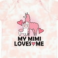 thumbnail image 4 of Inktastic My Mimi Loves Me Llama Girls Baby Bodysuit, 4 of 5