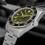 ADDIESDIVE Mens Automatic Watch NH35 Movement, Dive Watches with Ceramic Bezel, Sapphire Crystal, Luminous Analog Date, 200m Waterproof Stainless Steel Wristwatch for Business Casual