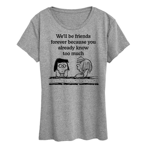 Peanuts - Friends Forever - Women's Short Sleeve Graphic T-Shirt