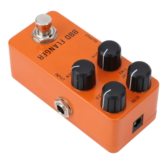 Pedal De Reborde Analógico, Personalización Precisa Del Efecto Reducción De Ruido Integrada Pedal De Reborde De Guitarra True Bypass DC9V Ligero Y Fuerte Para Presentaciones Al
