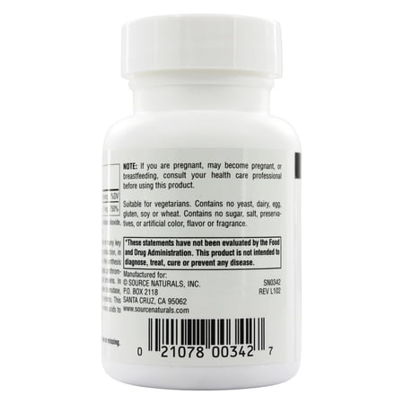 ソースナチュラルズ マンガン 10mg 100粒 Source Naturals Manganese 10mg 100tablets
