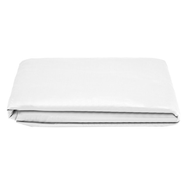 Funda de cama 100% algodón Protector a prueba de polvo Sábana ajustable (blanco 180 * 200 + 27)