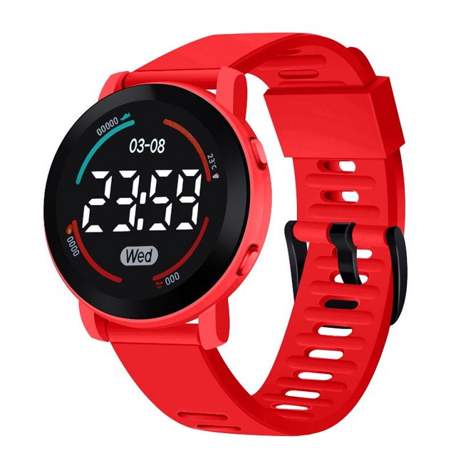 Reloj electrónico de moda, resistente al agua, sencillo, informal, deportivo, para estudiantes, para exámenes, LED