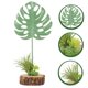 thumbnail image 5 of Houderco 2Ud Planta Artificial De Hoja De Monstera Verde Artístico Para, 5 of 7
