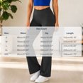 thumbnail image 3 of Horkkom Flare Leggings for Women High Waisted Yoga Pants Solid Color Workout Leggings with Pockets S, Gifts for Women, 3 of 9