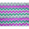 thumbnail image 5 of oneOone Polyester Spandex Rose Fuchsia Tissu Chevron Matière de Robe Tissu Imprimé Tissu au Yard 56 Pouces de Large-S6, 5 of 5