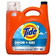 Tide Ultra Odor Defense Plus Oxi Liquid Laundry Detergent, 148 fl oz, 105 Loads