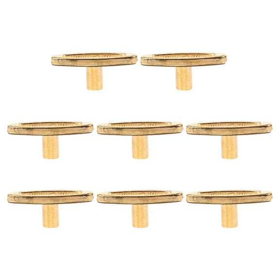 OFFIGAM 8 Pieces Golden Windup Keys Replacement Parts for Snow Globe, Music Box, and Jewelry Box Repair