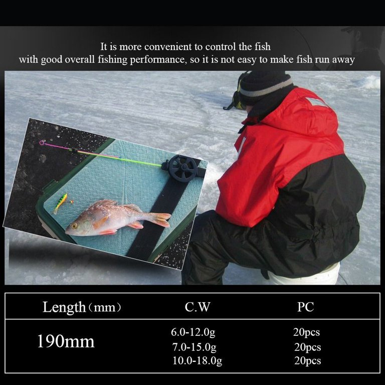 Ice Fishing Tip-up Portable Winter Ice Fishing Rod Tip Up With