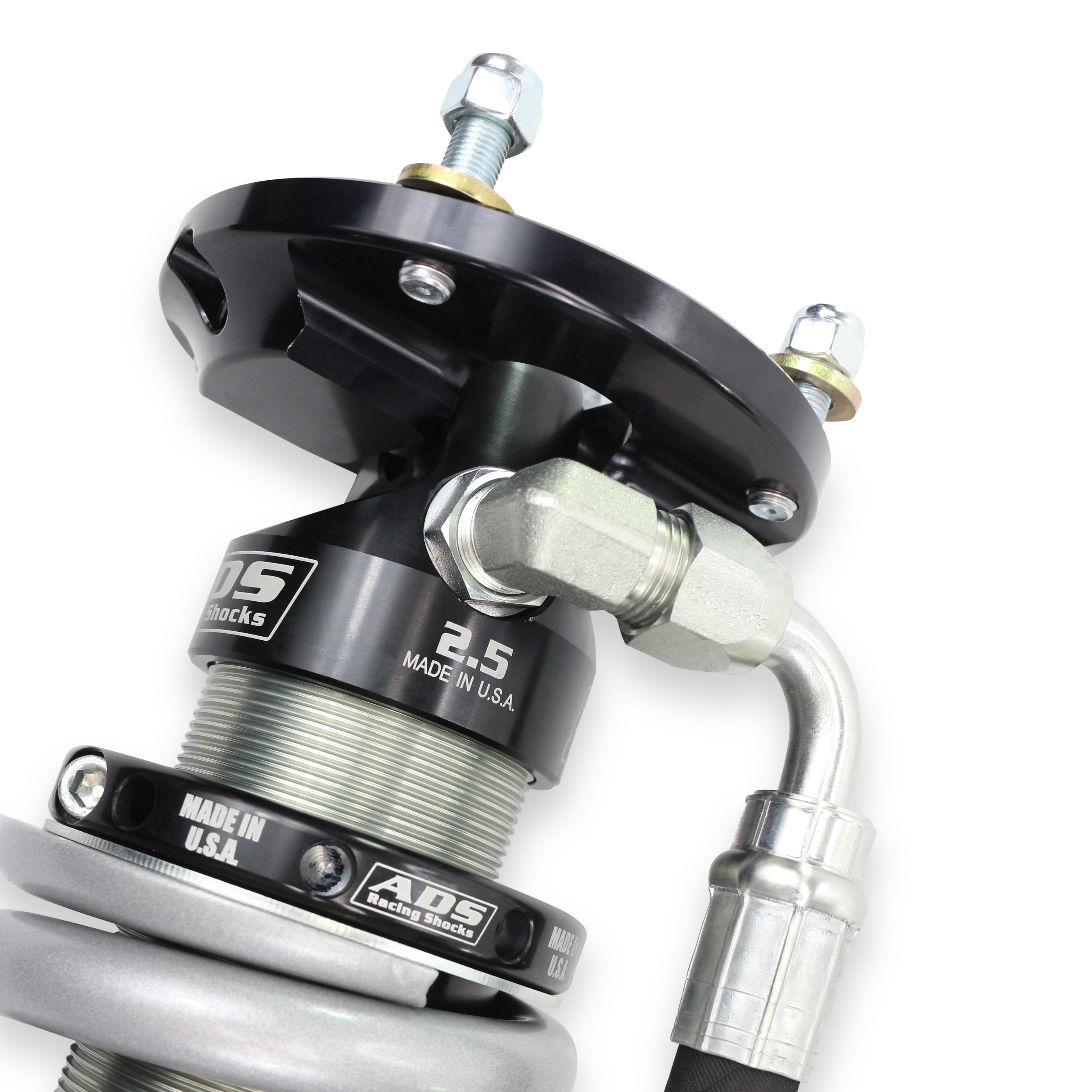 ADS Racing 250-LC25F-A60 Direct Fit 2.5" Adjustable Reservoir Race Coilovers - Front