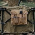 thumbnail image 1 of Bolsa de almacenamiento para acampar, silla de exterior, bolsillo lateral para acampar al aire libre (marrón), 1 of 5