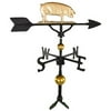 Montague Metal Products 300 Series 32 In. Deluxe Gold Pig Weathervane