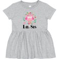 thumbnail image 3 of Inktastic Lil Sis Girls Owl Sister Announcement Girls Baby Dress, 3 of 5