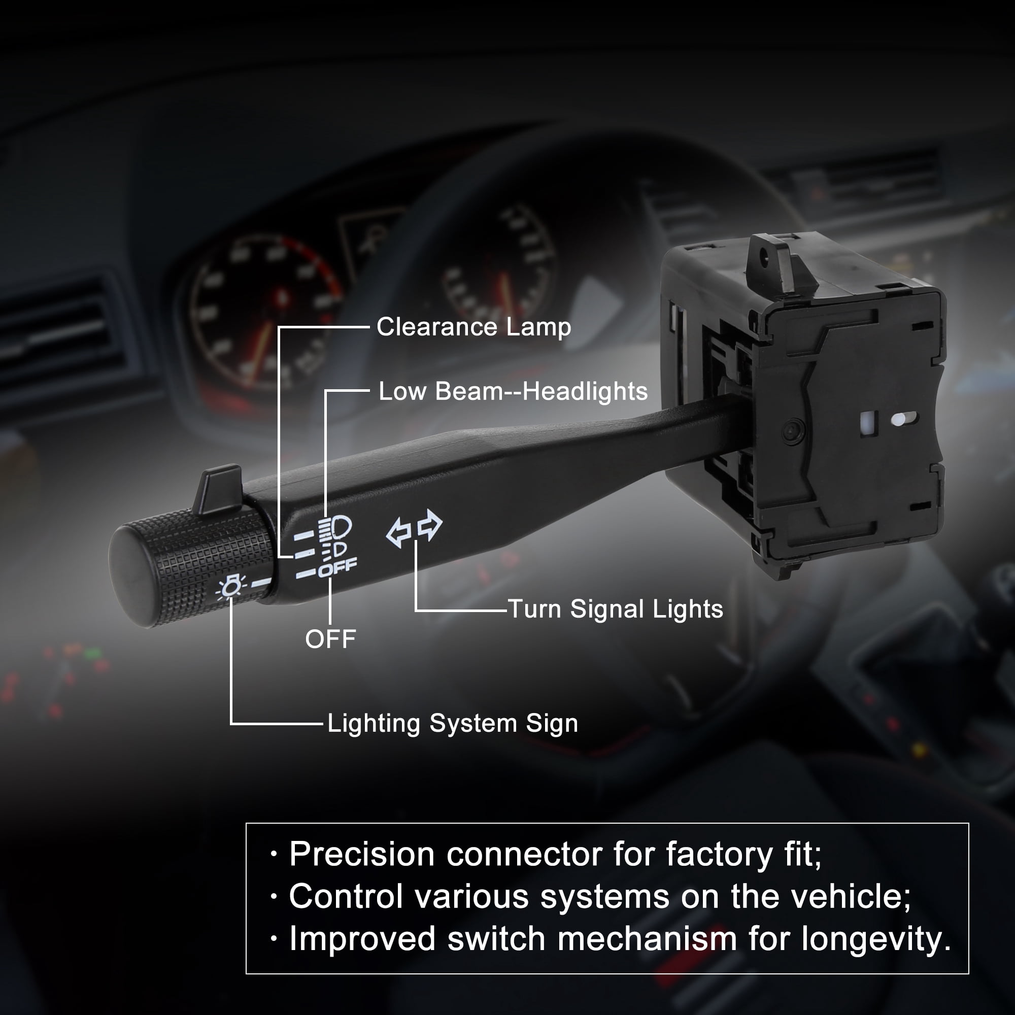 Unique Bargains Turn Signal Multifunction Combination Switch for Nissan Pickup 25540D4500
