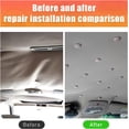 thumbnail image 3 of Yazoeia 60 PCS Car Roof Headliner Repair Kit, Vehicle Roof Snap Rivets Retainer with Installation Tool, Auto Interior Ceiling Cloth Fixing Repair Button, Suitable for Most Cars (Grid Grey), 3 of 6