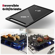 Gasland Chef GH60SF 24 4 Burner Built-in Gas Stove Top,NG/LPG Convertible Cooktops with Griddle,Stainless Steel