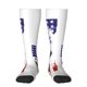 thumbnail image 1 of Fotbe Patriotic Skull Art Calcetas Divertidas Estampadas para Hombre y Mujer, Calcetas de Algodón hasta la Rodilla para Caminar, Correr, Enfermería y Embarazo, 1 of 6