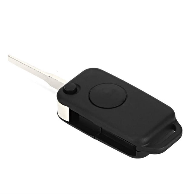 Kenally Funda con tapa para llave inteligente, cubierta de 1 botón con cuchilla para W168 W124 W202 1984-2004 Cámaras de salpicadero de coche Kenally VI003609-00