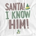 thumbnail image 2 of Elf T-Shirt Buddy The Elf 'Santa! I Know Him' Unisex Graphic Tee for Men & Women, 2 of 7