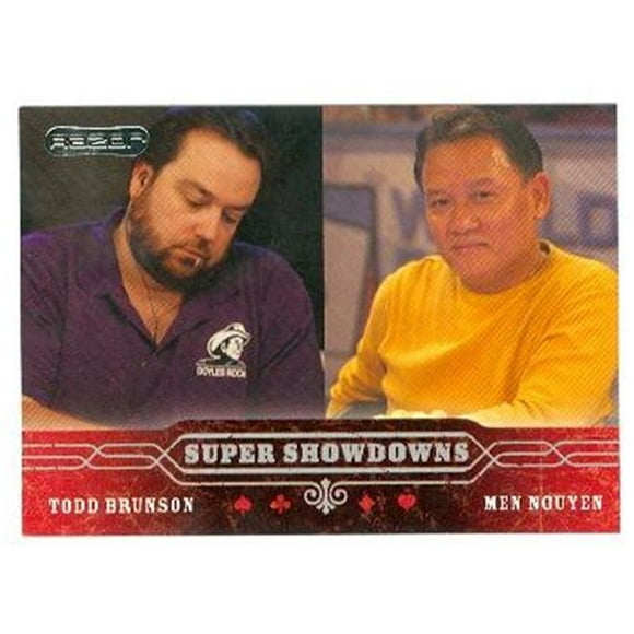 Todd Brunson and Men Nguyen trading card 2006 Razor Poker No.54 (WSOP WPT Poker Player)
