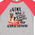 thumbnail image 4 of Inktastic A Girl Who Loves Her German Shepherd Boys or Girls Toddler T-Shirt, 4 of 5