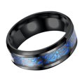 thumbnail image 2 of Anillo de hombre Yuyangstore con diseño de dragón simple 215 mm, 2 of 8