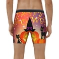 thumbnail image 4 of Salouo Halloween Pattern Men's Boxer Briefs, Soft & Breathable Underwear Elastic Waistband Briefs for Men,1-Pack, 4 of 7