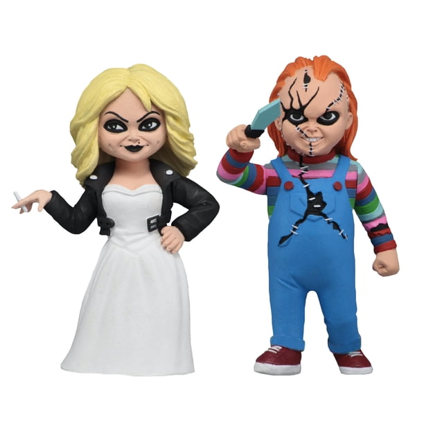 NECA - Pack de 2 figuras de acción Toony Terrors: Chucky y Tiffany